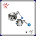 DIN Sanitary Stainless Steel Weld and Thread Butterfly Valve